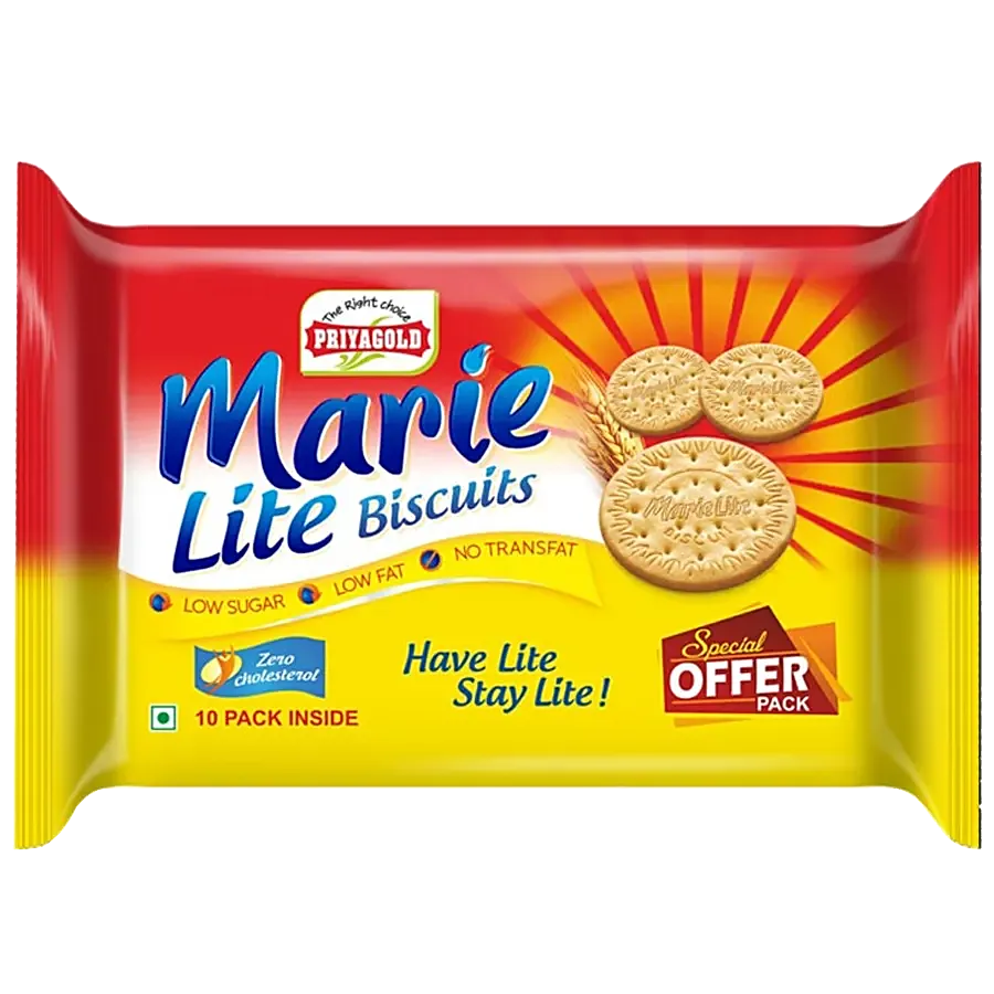 Priyagold Marie Lite Biscuits (400g  15.87Oz  0.99Lb)