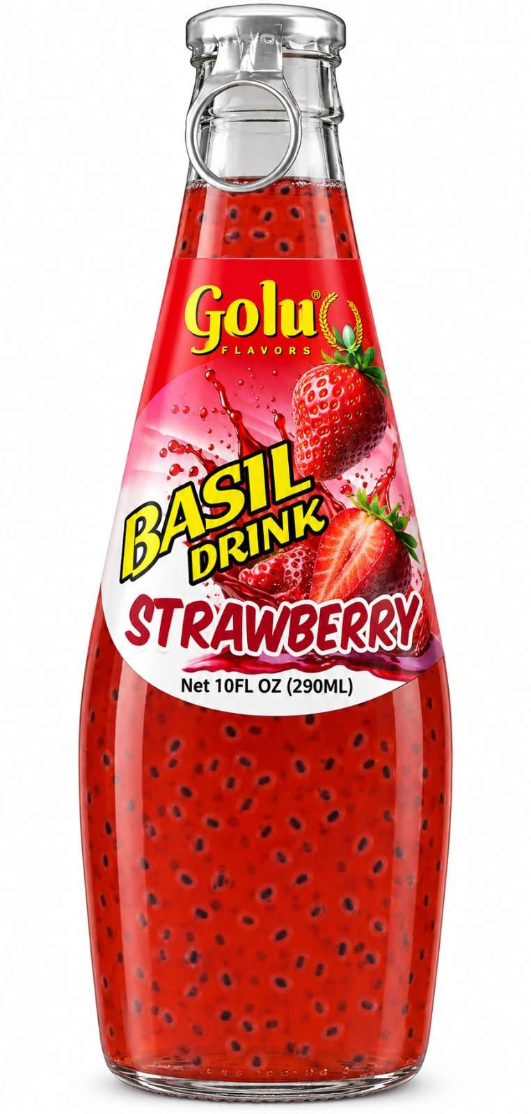 Golu Basil Strawberry Drink (290ml 10fl.oz)