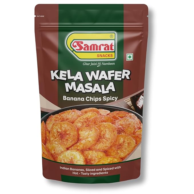 Samrat Banana Spicy Wafers (200g  7Oz)