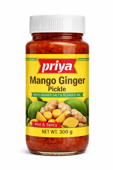 Priya Mango Ginger With Garlic Pickle (300g 10oz)