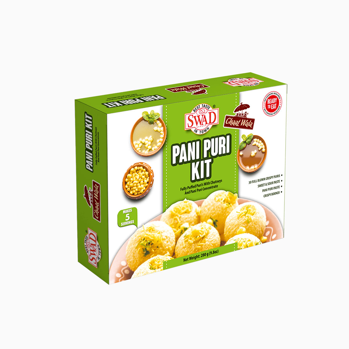 Swad Pani Puri Kit (280g, 9.8oz)