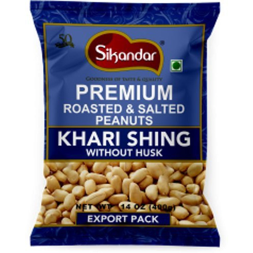 Sikandar Premium Khari Sing (Roasted & Salted Peanuts) Without Husk (400g  14oz)