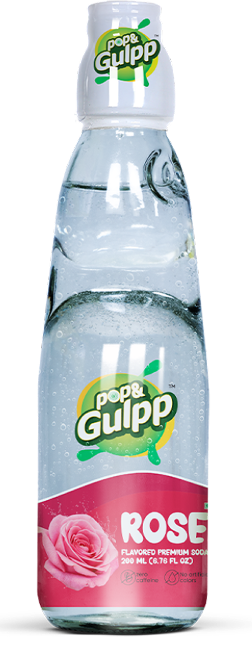 Pop & Gulpp Rose Soda (200ml 6.76fl oz)