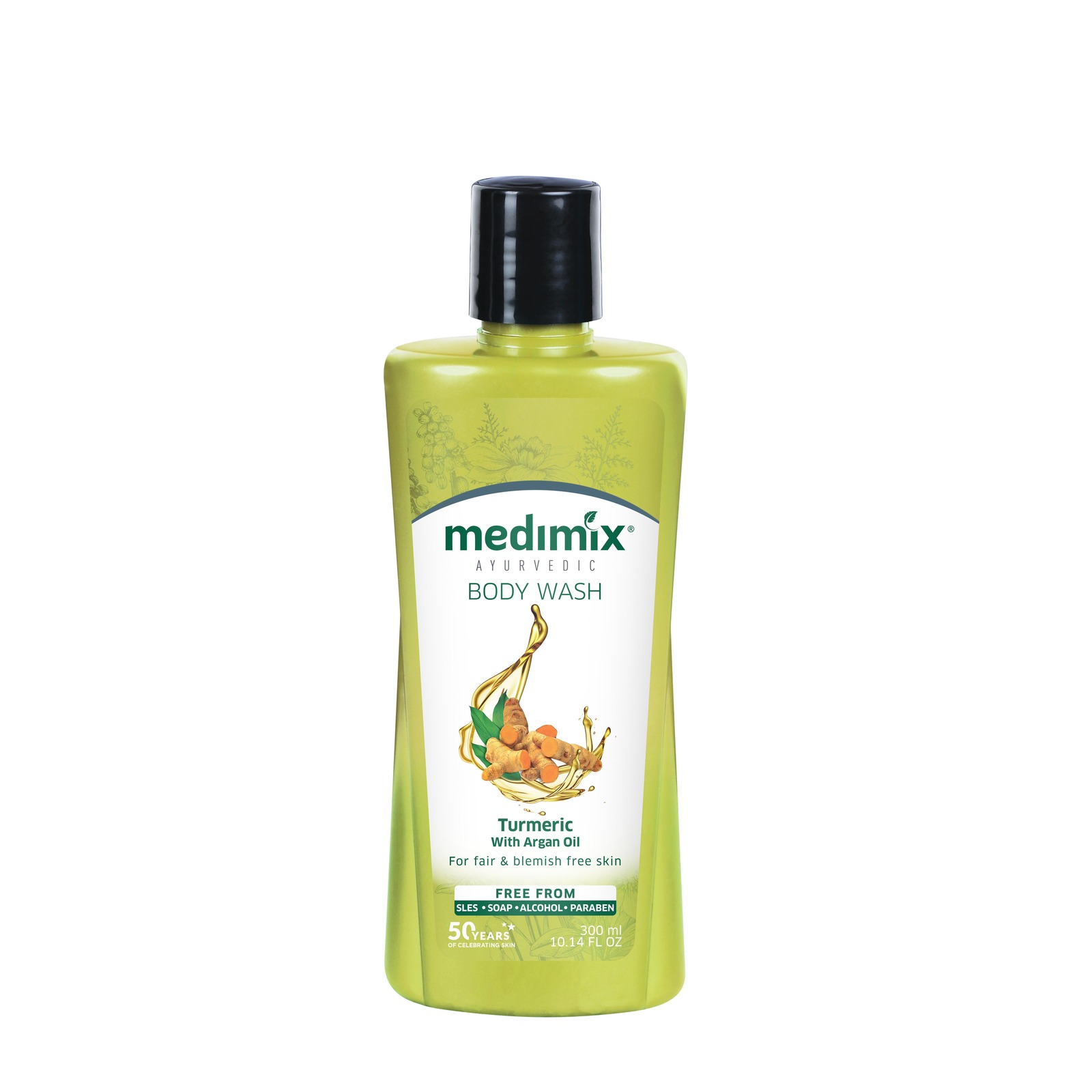 Medimix Ayurvedic Body Wash (Turmeric with Argan Oil) (300ml  10.14Oz)