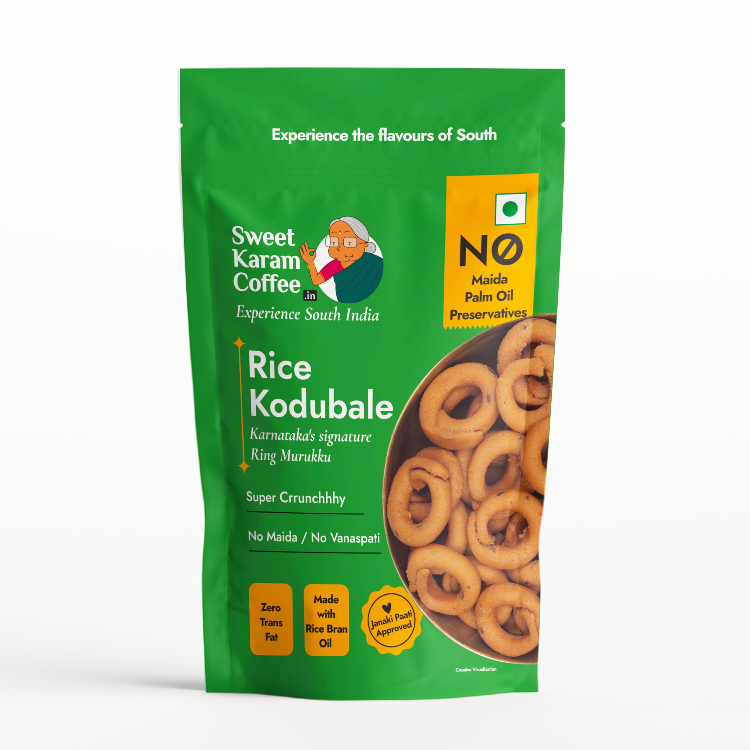 Sweet Karam Coffee Rice Kodubale (180g 6.3oz)