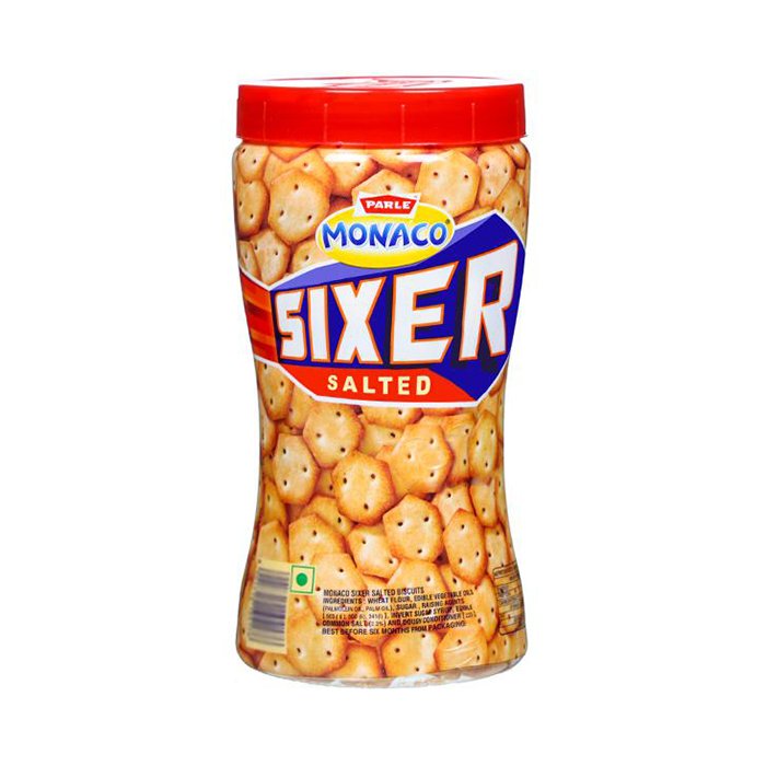 Parle Monaco Sixer Salted (200g  7.05Oz)