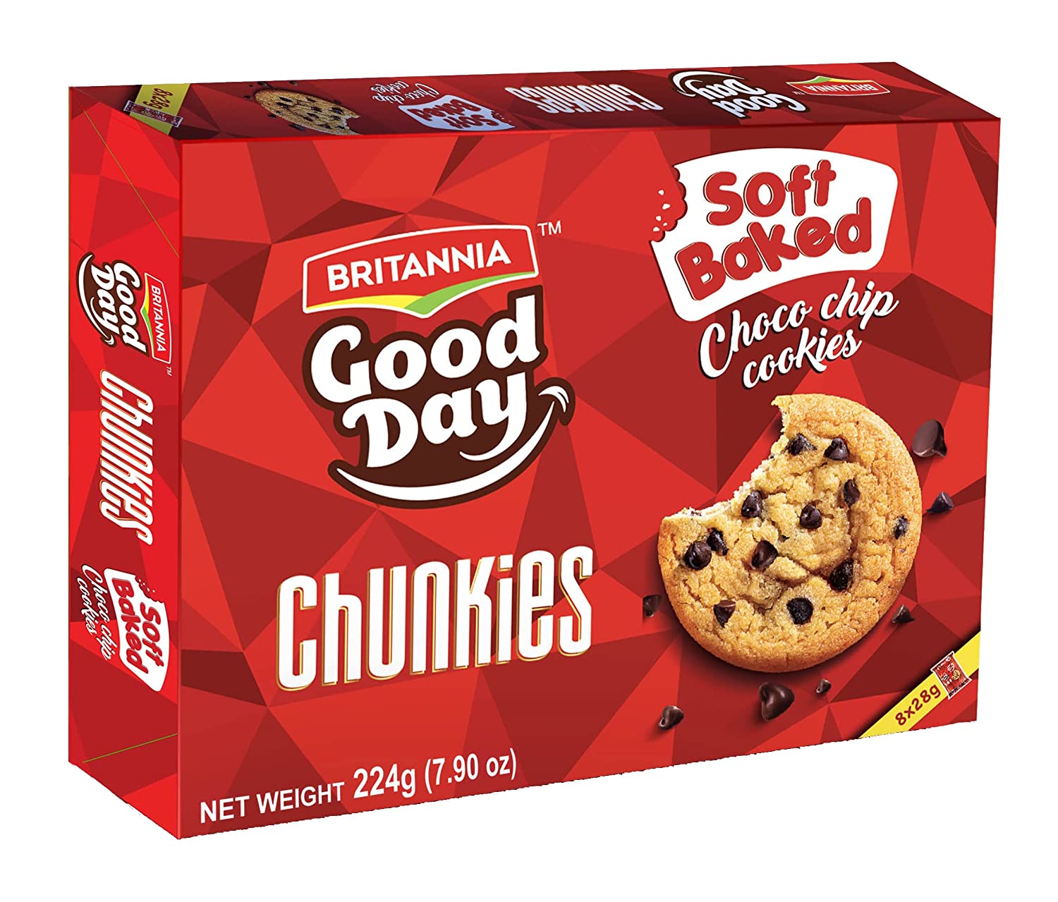 Britannia Good Day Chunkies Choco Chip Cookies (224g  7.90Oz)