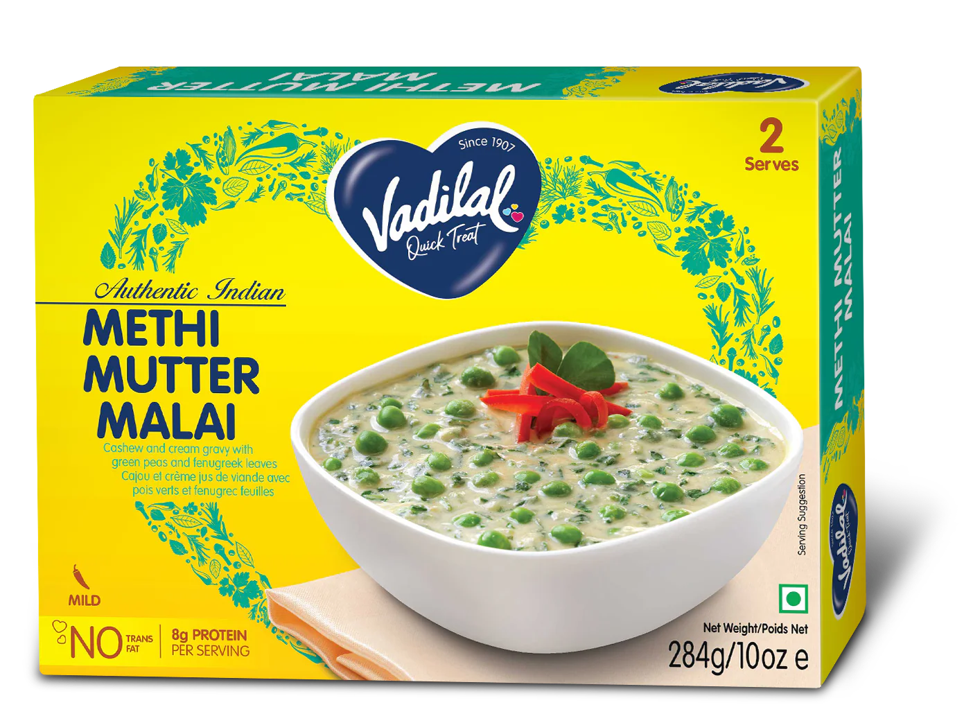 Vadilal Methi Mutter Malai (284g  10Oz)