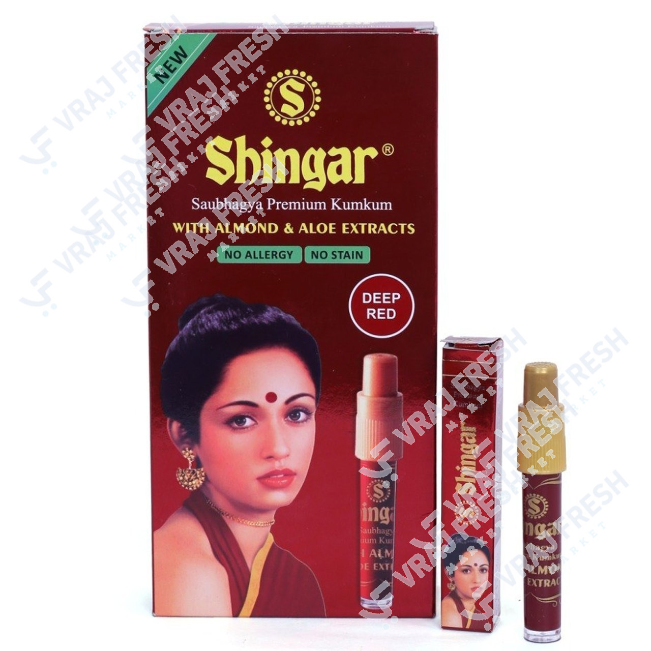 Shingar Premium Kumkum With Almond And Aloe Extracts 5G