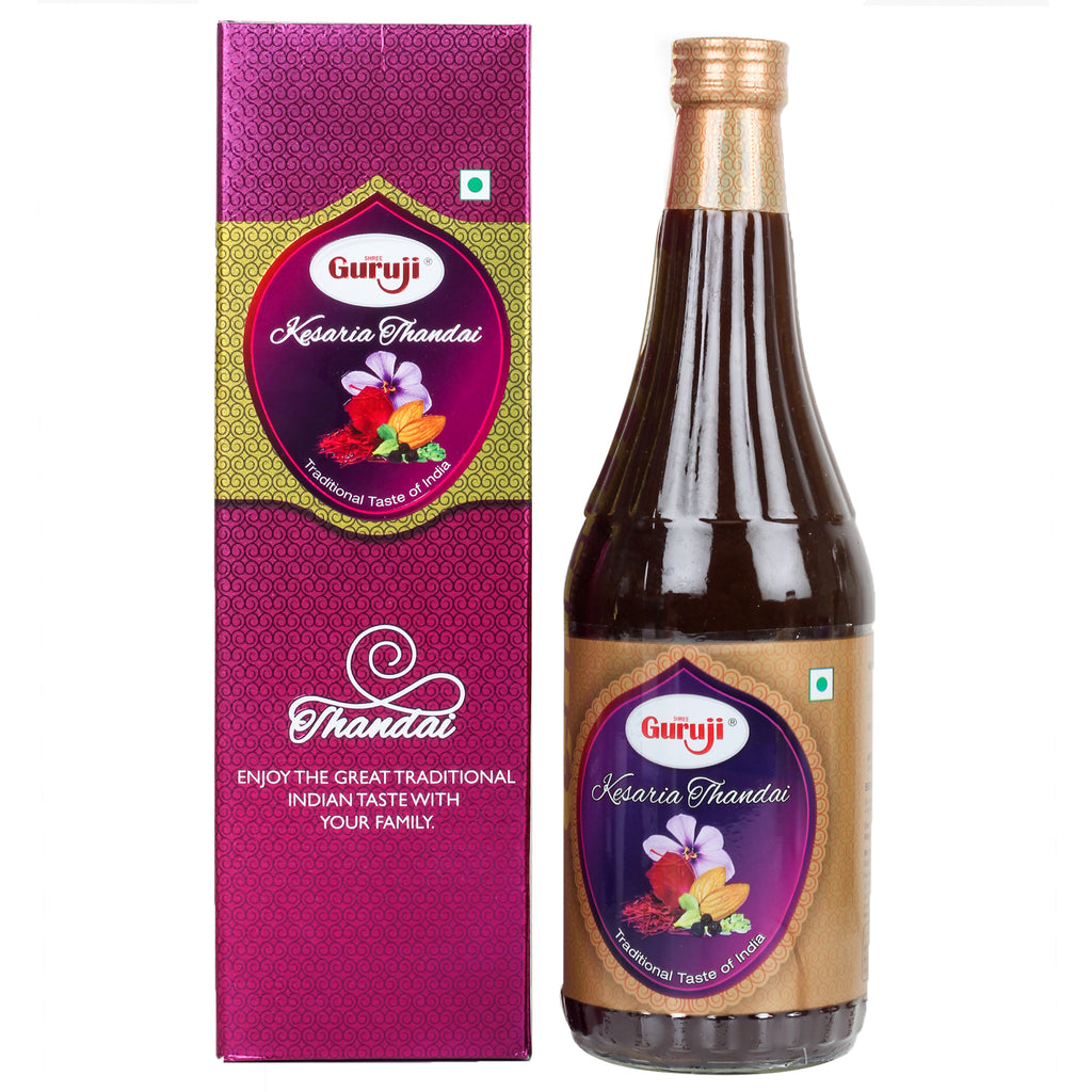 Guruji Kesaria Thandai (750ml  25.3Fl Oz)