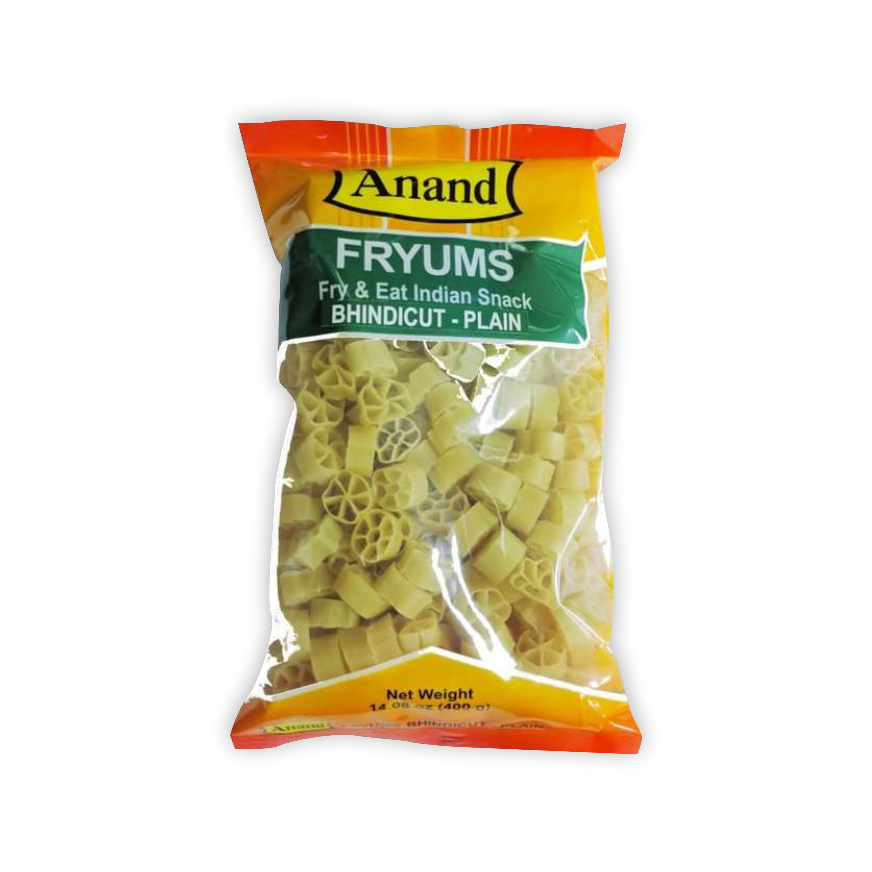 Anand Fryums Bhindi Cut Plain (400g  14Oz)