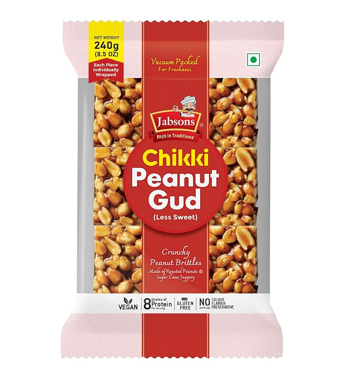 Jabsons Peanut Gud Gachak (400g 14oz)