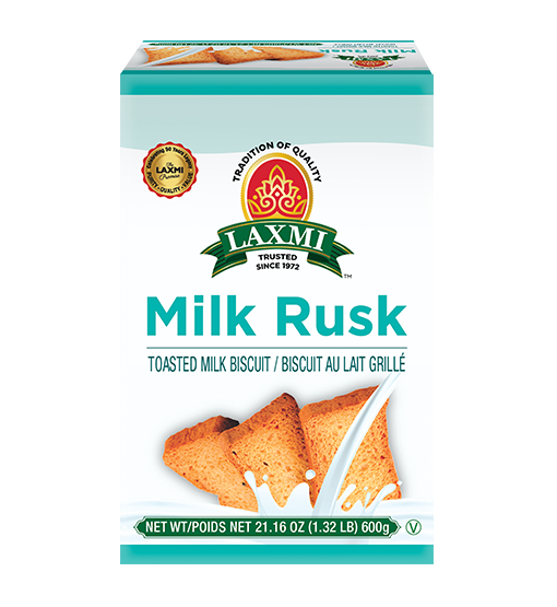 Laxmi Milk Rusk Toast (600g 21oz)