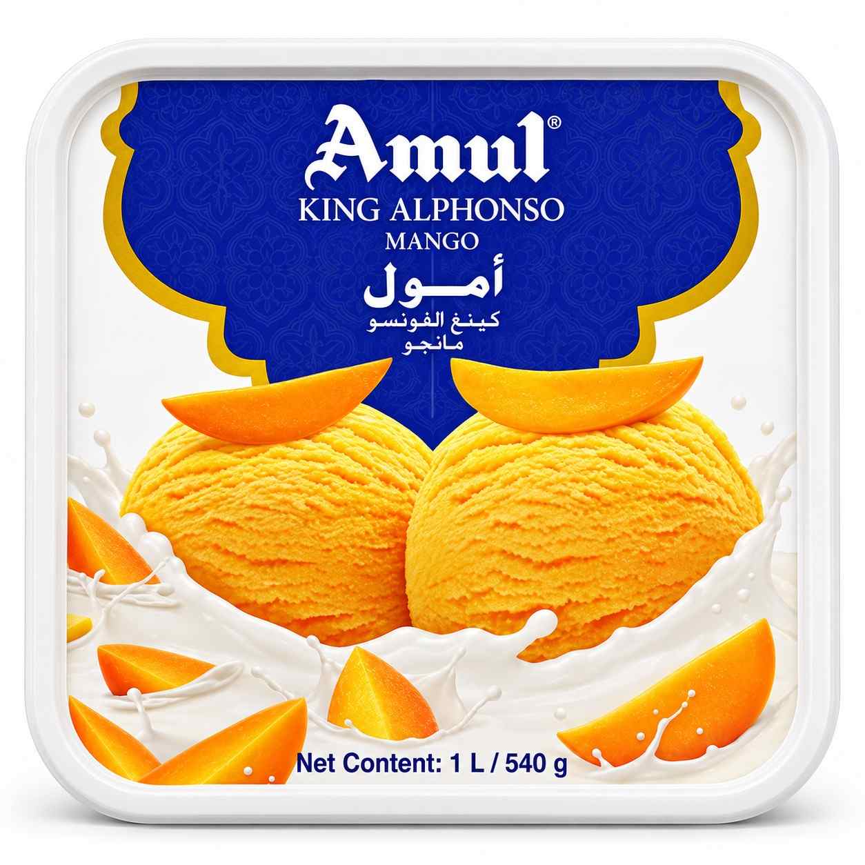 Amul King Alphonso Mango Tub (1LTR)
