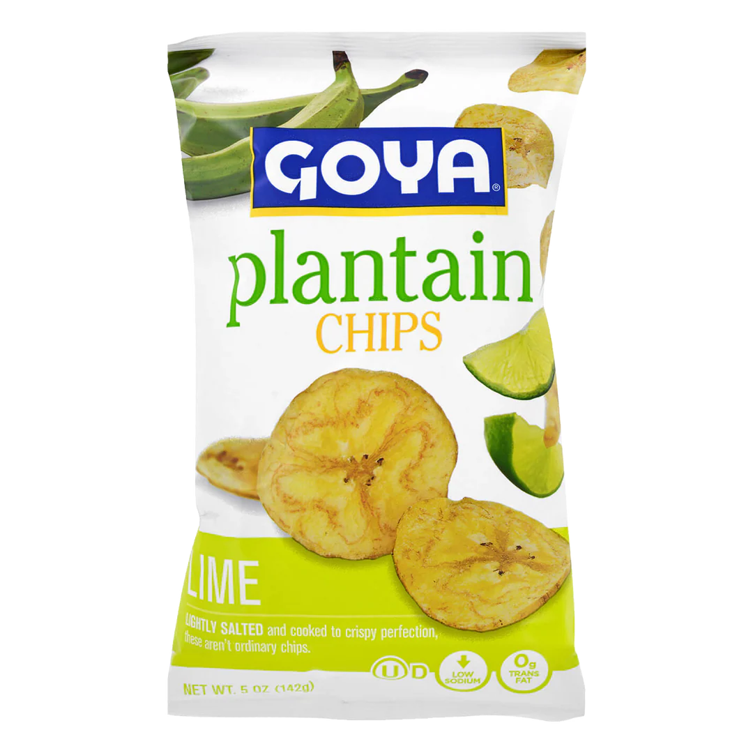 Goya Lime flavour Plantain Chips (142g 5oz)