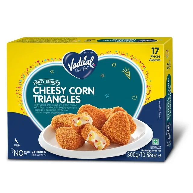 Vadilal Cheesy Corn Triangles (300g)