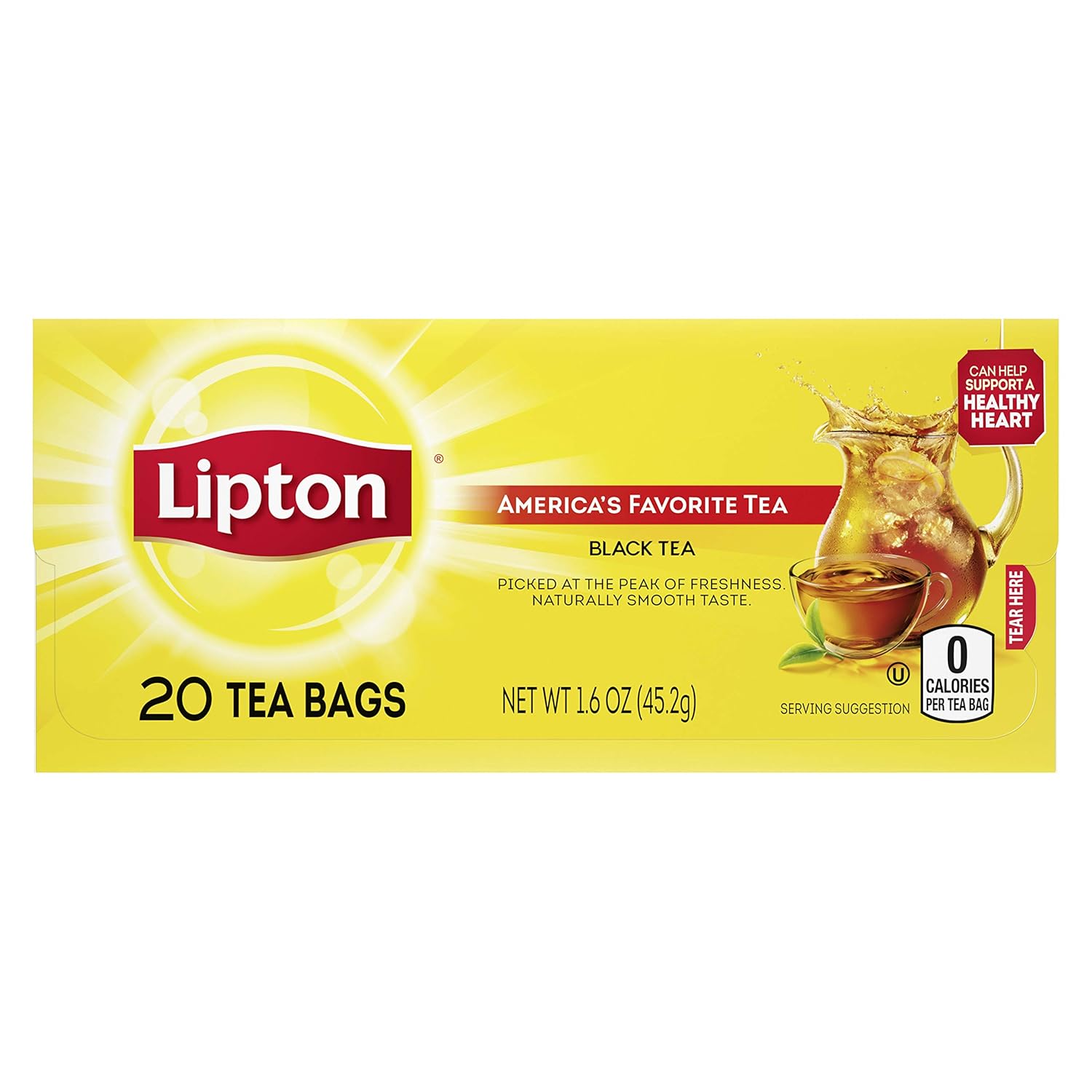 Lipton Black Tea 20 bags (45g 1.6oz)