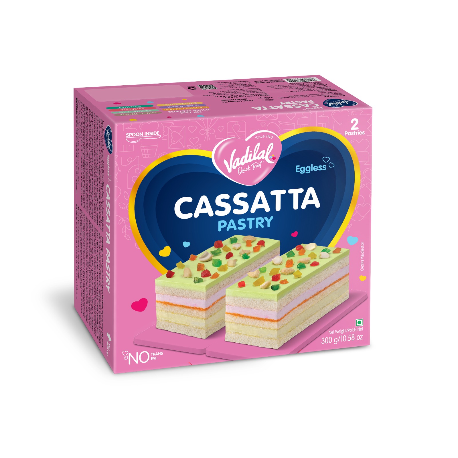 Vadilal Cassatta Pastry (300g  10.58oz)