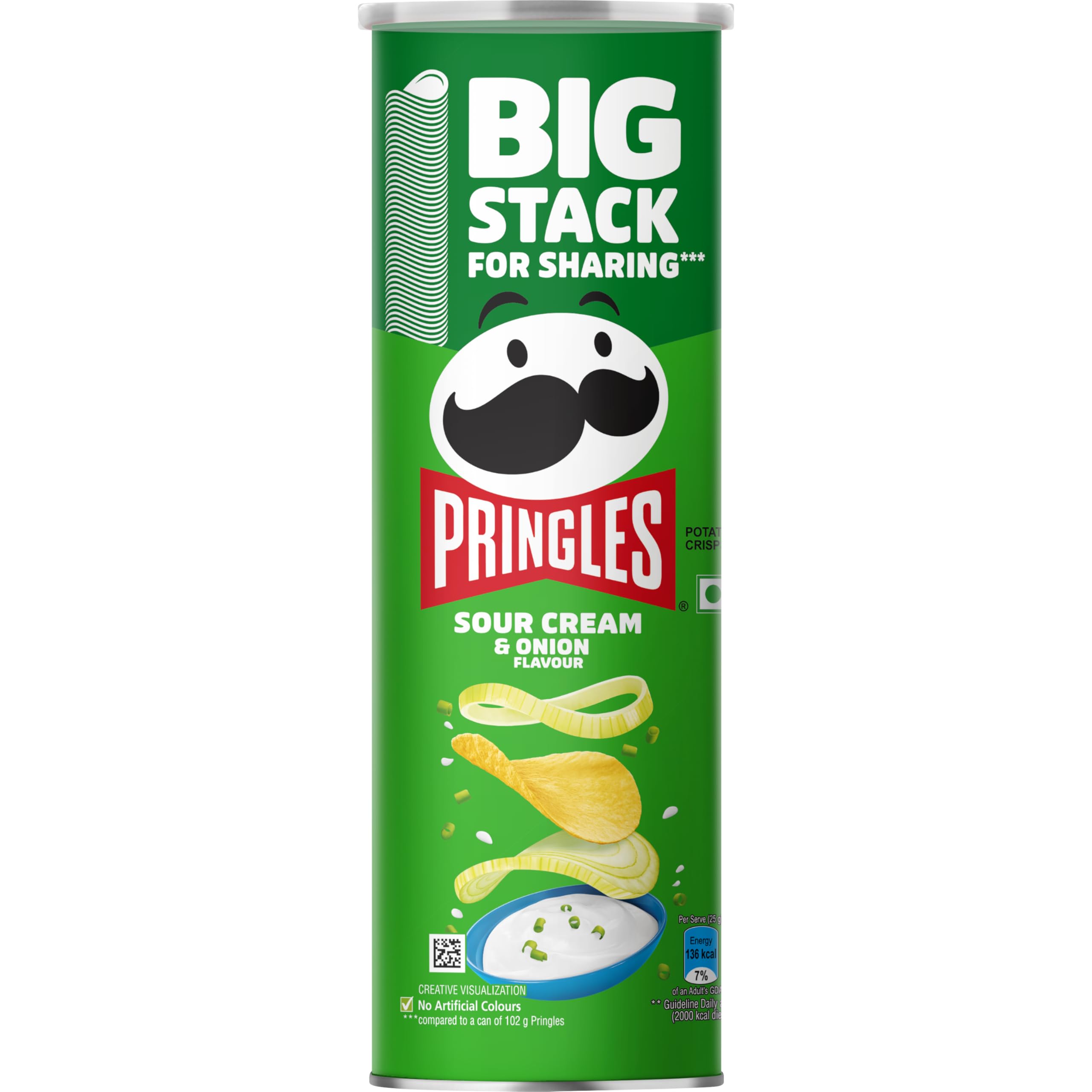 Pringles Sour Cream & Onion (107g)