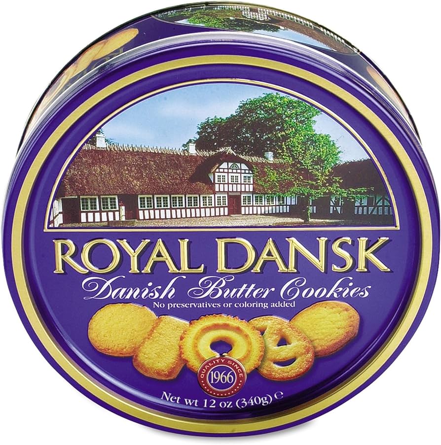 Royal Dansk Danish Butter Cookies (340g  12Oz)