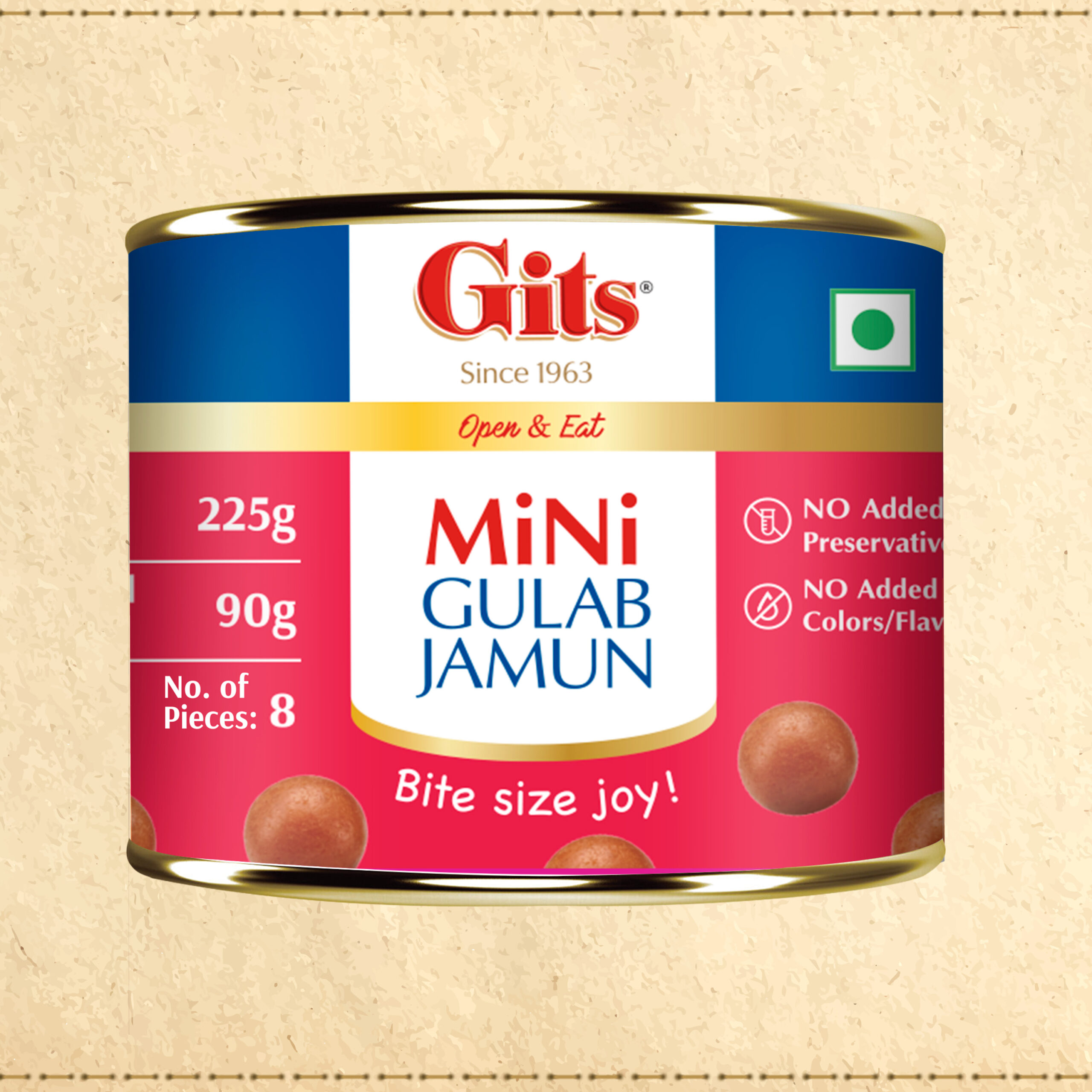 Gits Mini Gulab Jamun (225g 7.9oz)