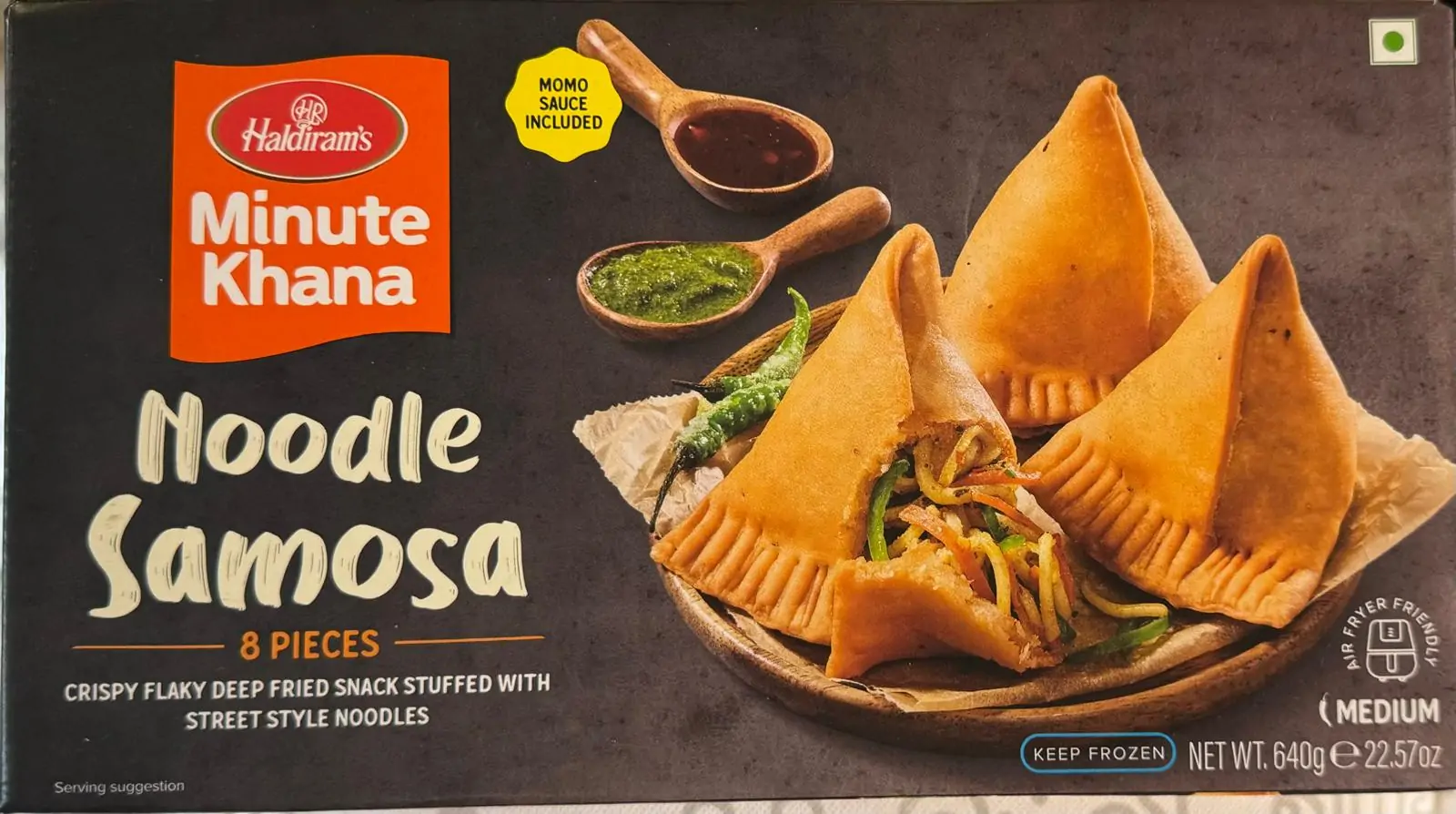 Haldiram's Noodle Samosa 8 Pcs (640g  22.57oz)