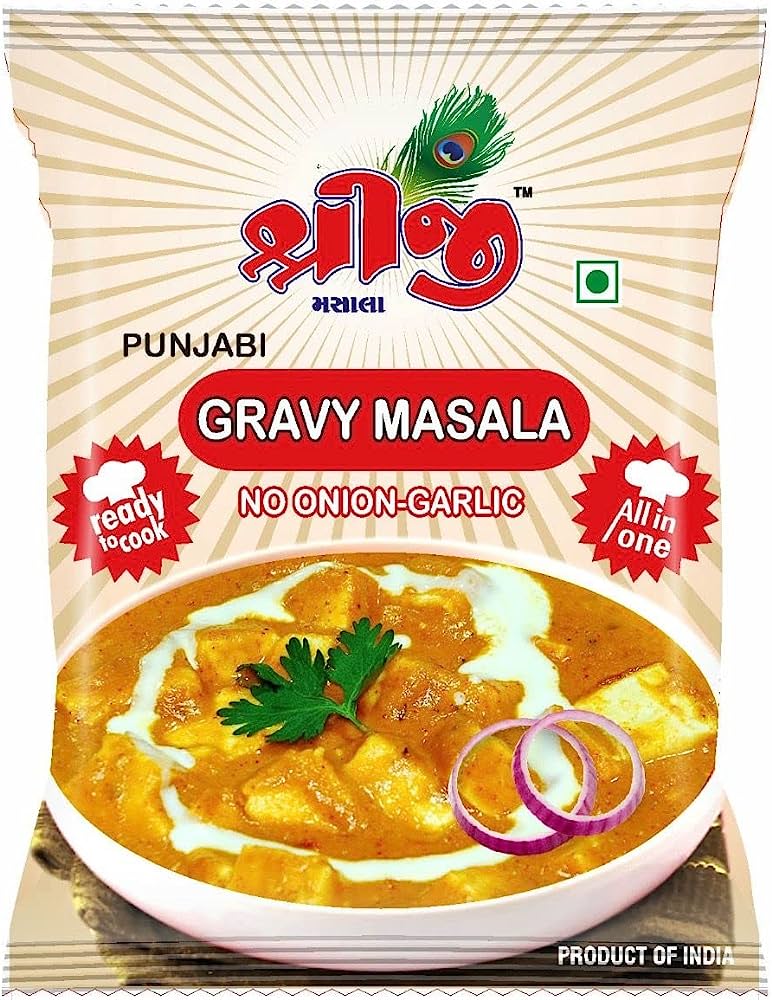 Shreeji Gravy Masala (NO ONION & GARLIC) (50g)