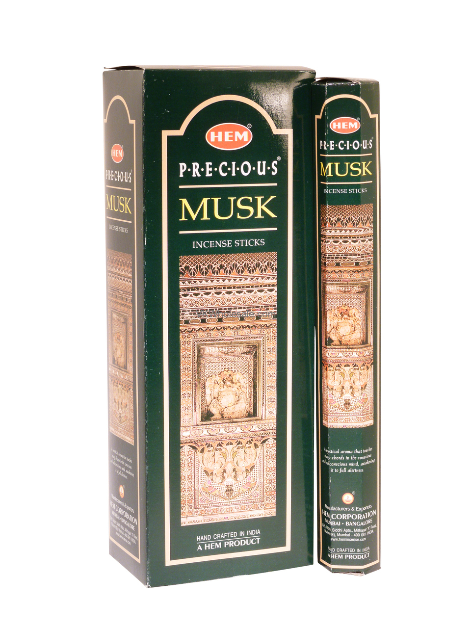 Hem Precious Musk Incense Sticks (6 Pack of 20 Sticks Each)