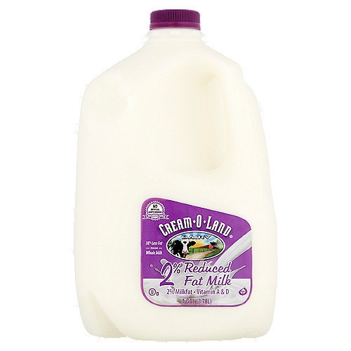 Cream-O-Land Gallon 2% Milk (1 Gallon 3.78L)