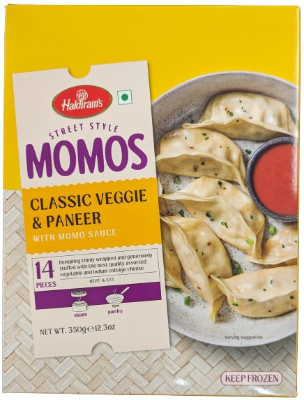 Haldiram's Momos Classic Veggie & Paneer (350g  12.3oz)