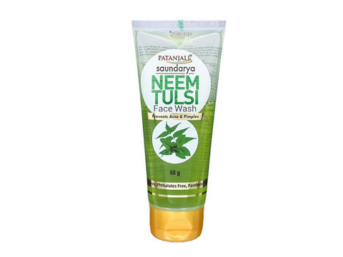 Patanjali Saundarya Face Wash (Neem Tulsi) (60g)