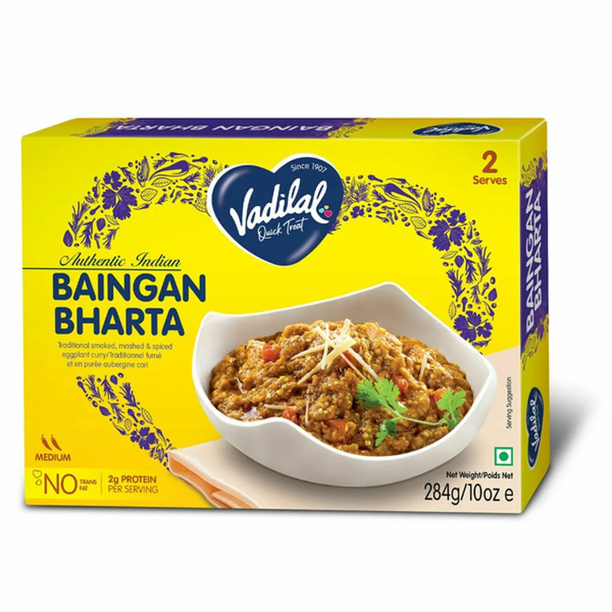Vadilal Baingan Bharta (284g  10Oz)