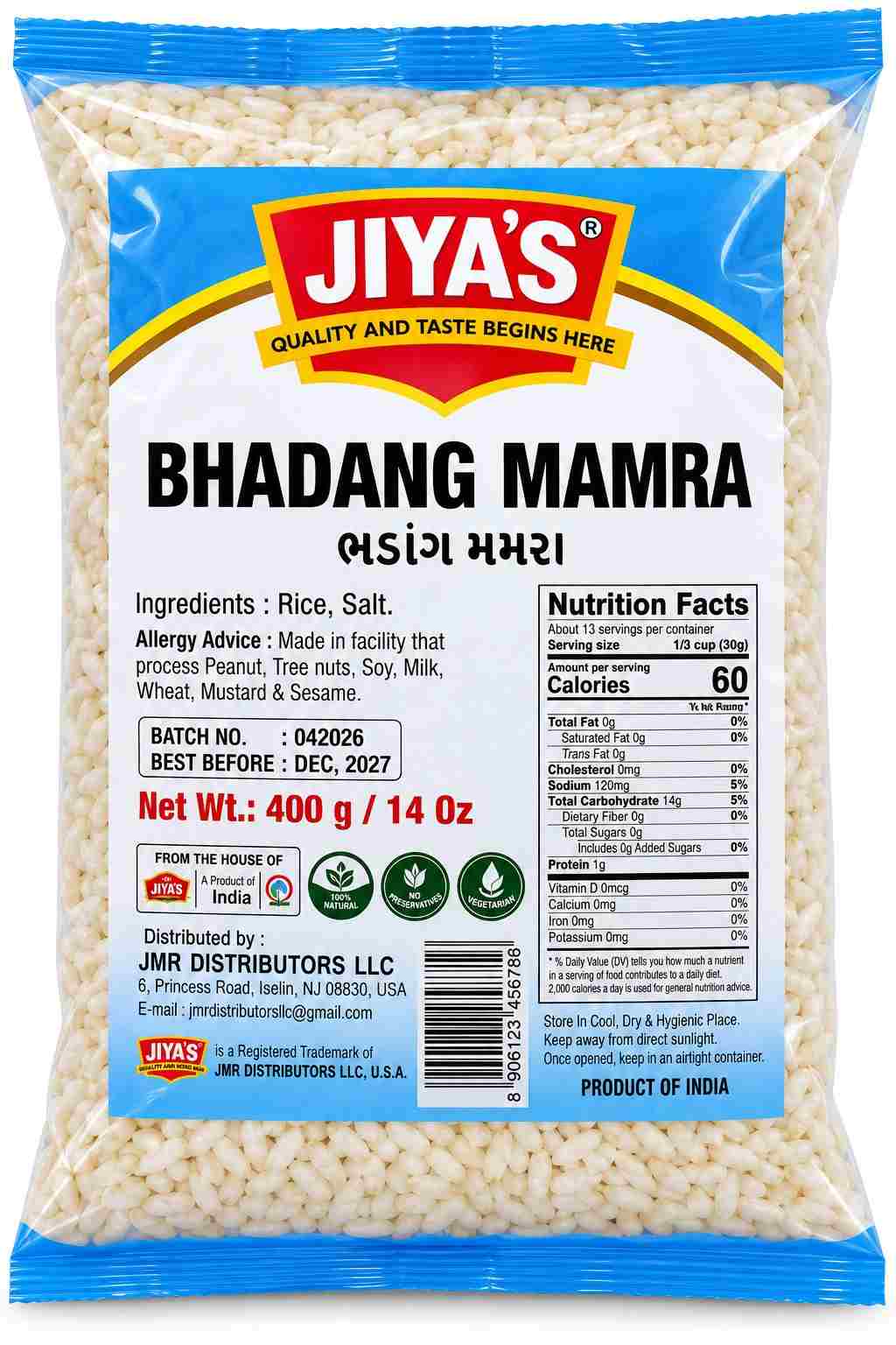 Jiyas Bhadang Mamra (400g 14oz)