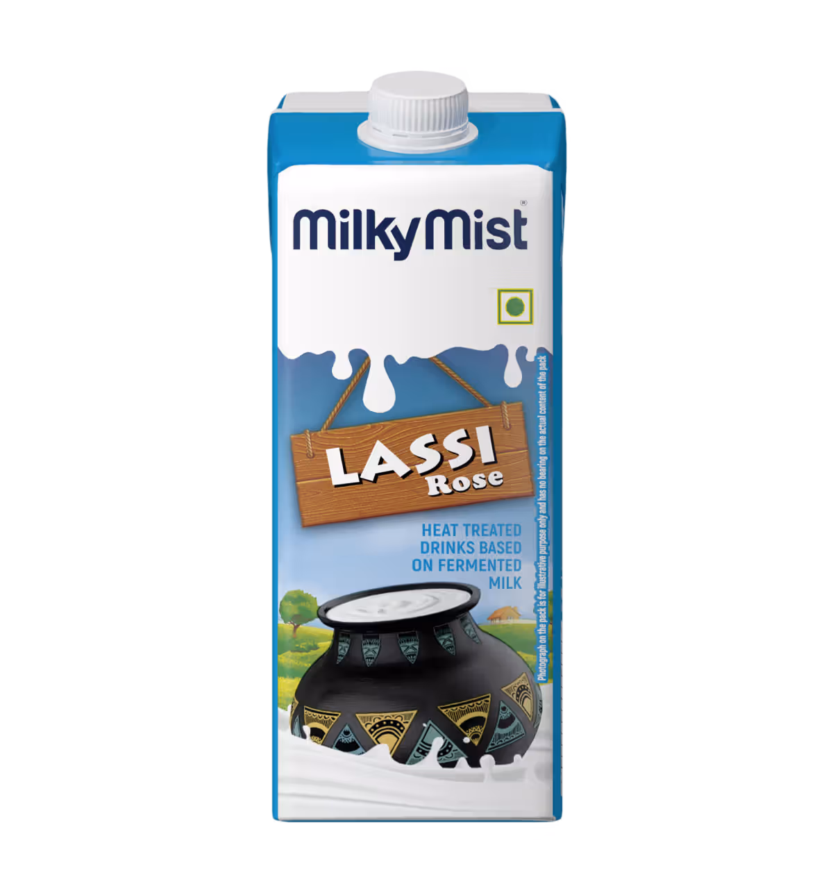 Milky Mist Rose Lassi 