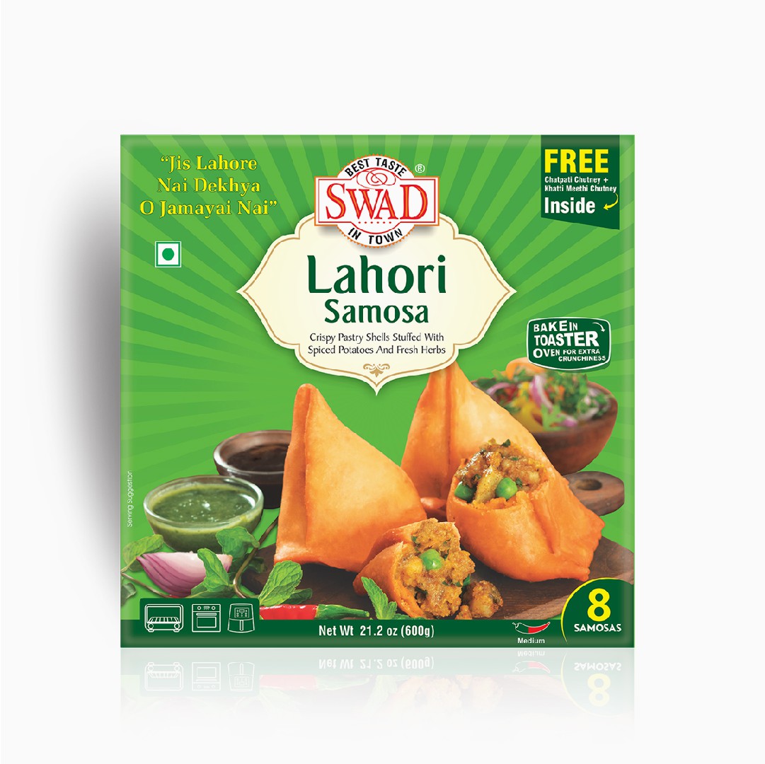 Swad Lahori Samosa  8 pcs (600g  21.2Oz)