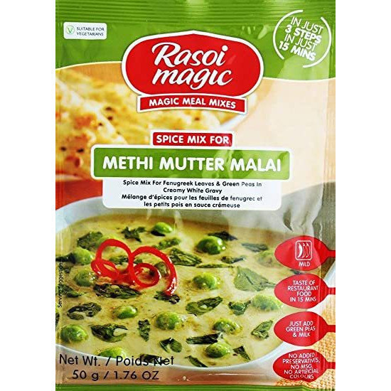 Rasoi Magic Methi Mutter Malai Masala (50g  1.76Oz)