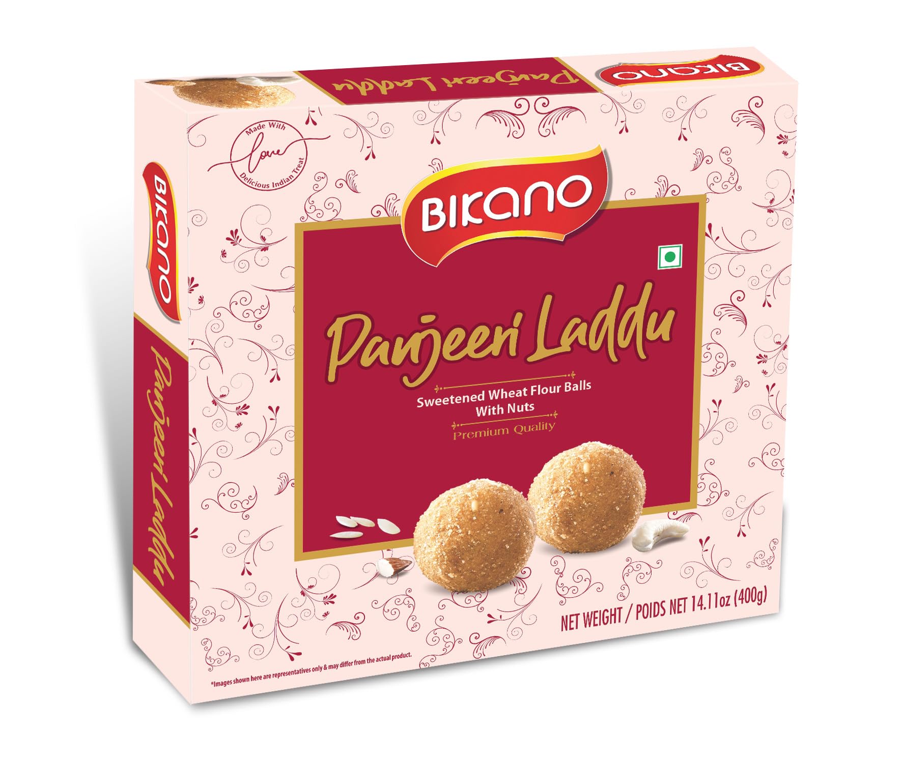 Bikano Panjeeri laddu (400g 14oz)