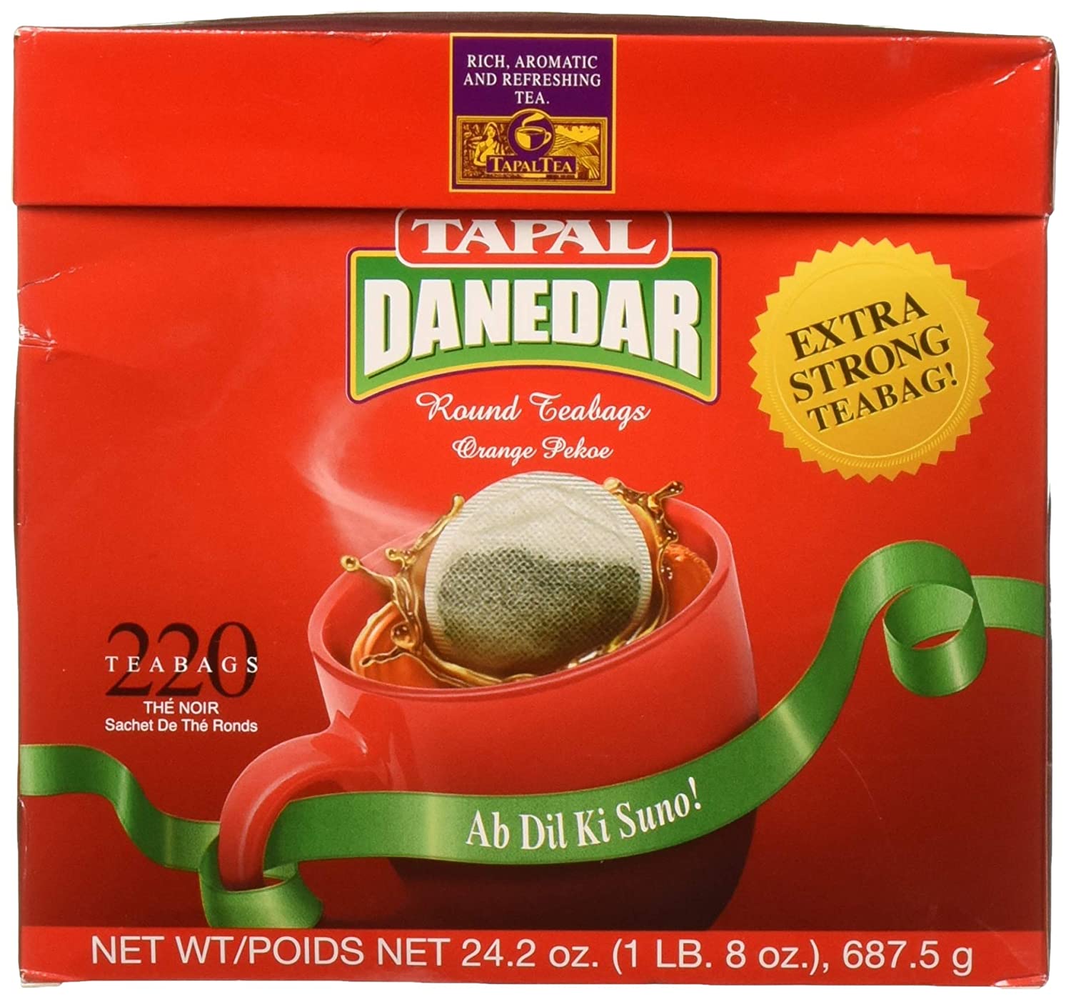 Tapal Danedar Black Tea  220 Tea Bags (687.5g  24.2Oz)