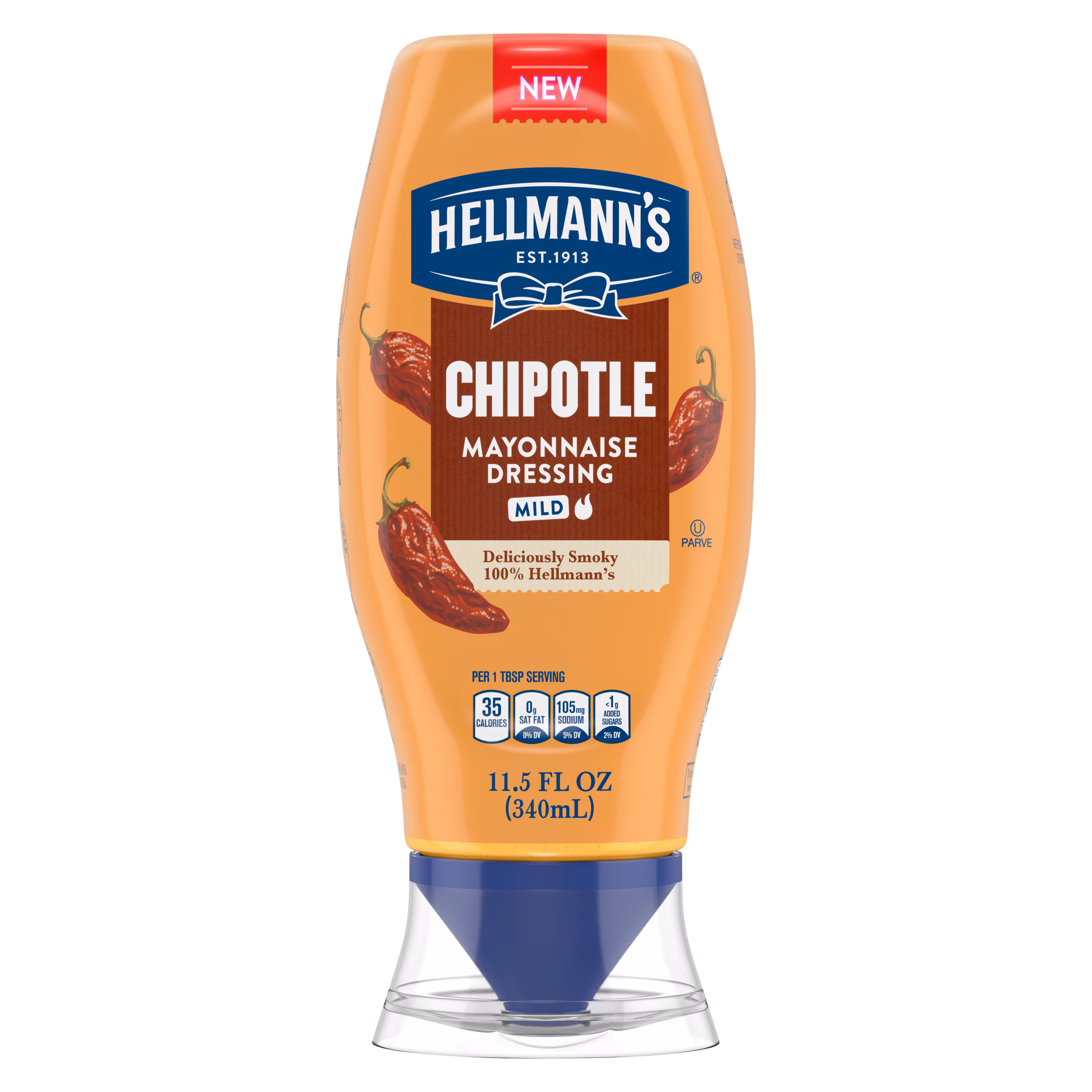 Hellmanns Chipotle Mayonnaise Dressing Mild (340ml 11.5oz)
