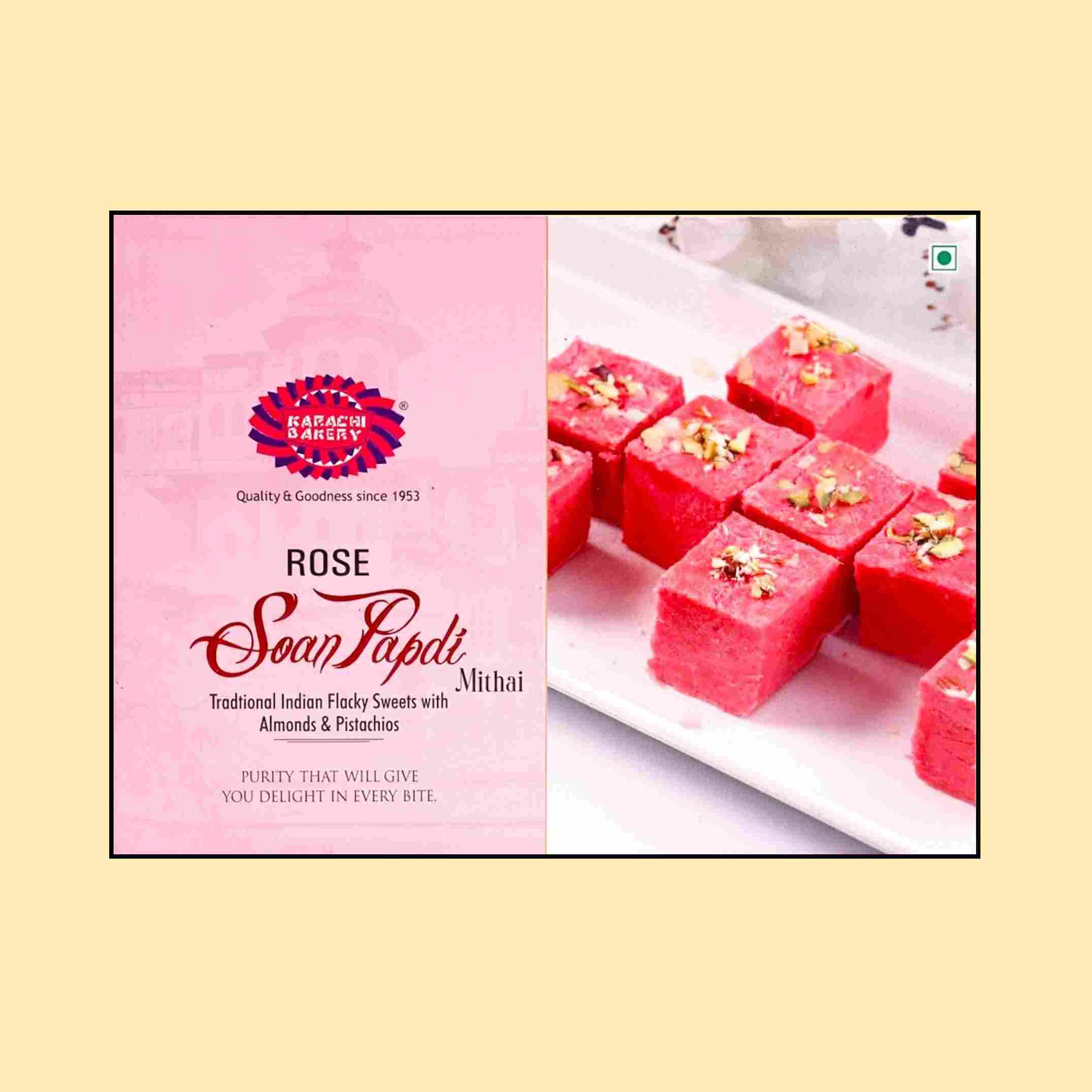Karachi Bakery Rose Soan Papdi (200g 7oz)