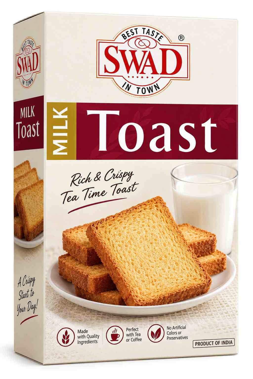 Swad Milk Toast (600g 21oz)