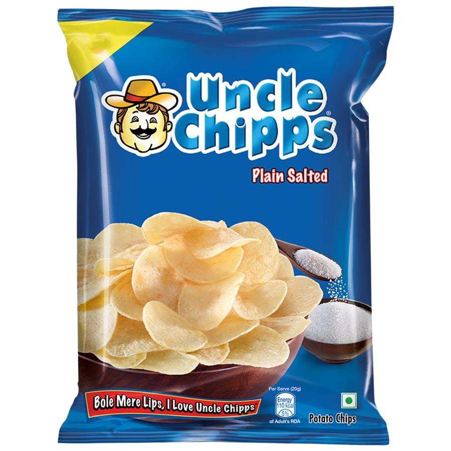 Uncle Chips Plain Salted (55g  1.94Oz)