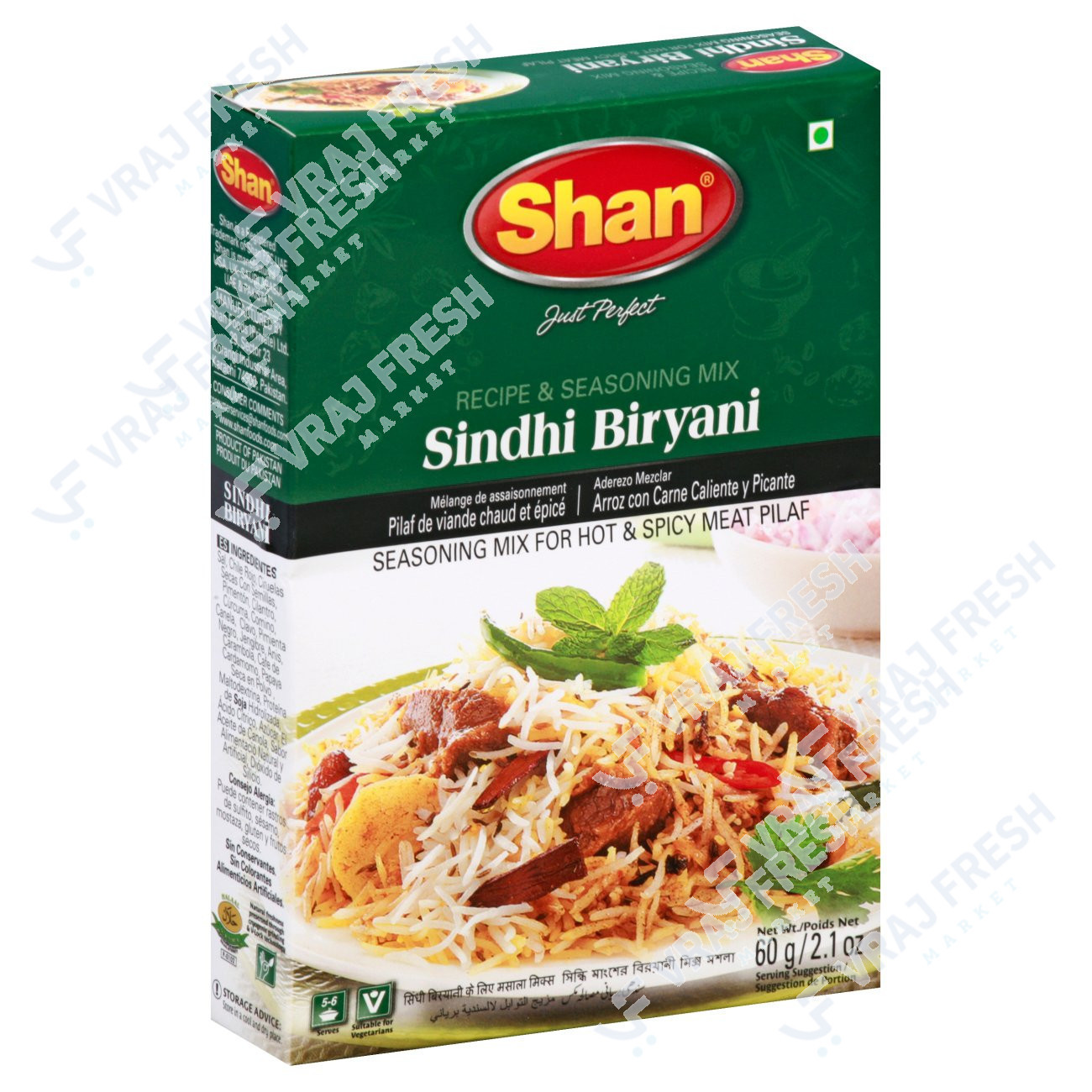 Shan Sindhi Biryani Mix (60g  2.1Oz)