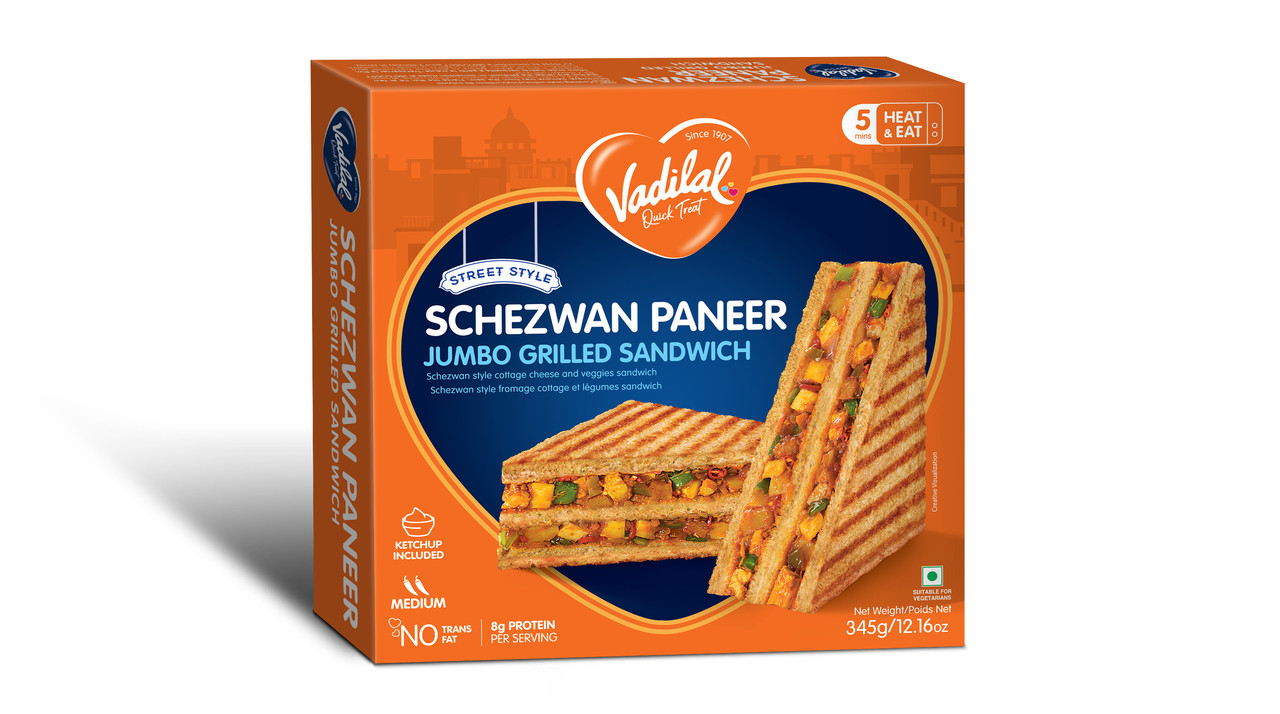 Vadilal Schezwan Paneer Grilled Sandwich (345g 12oz)