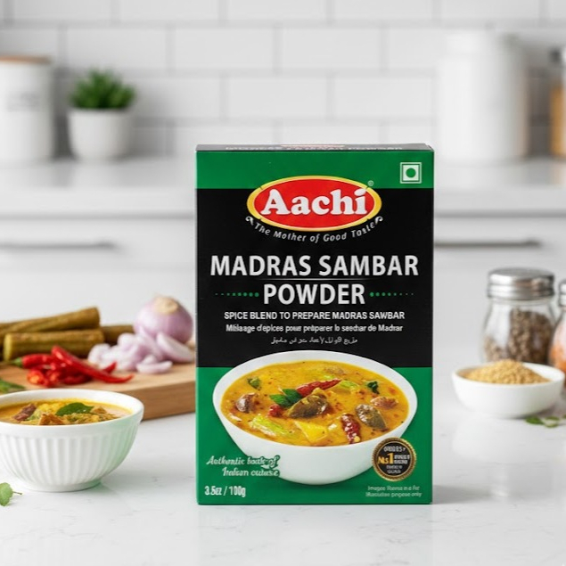 Aachi Madras Sambar Powder (100g 3.5oz)