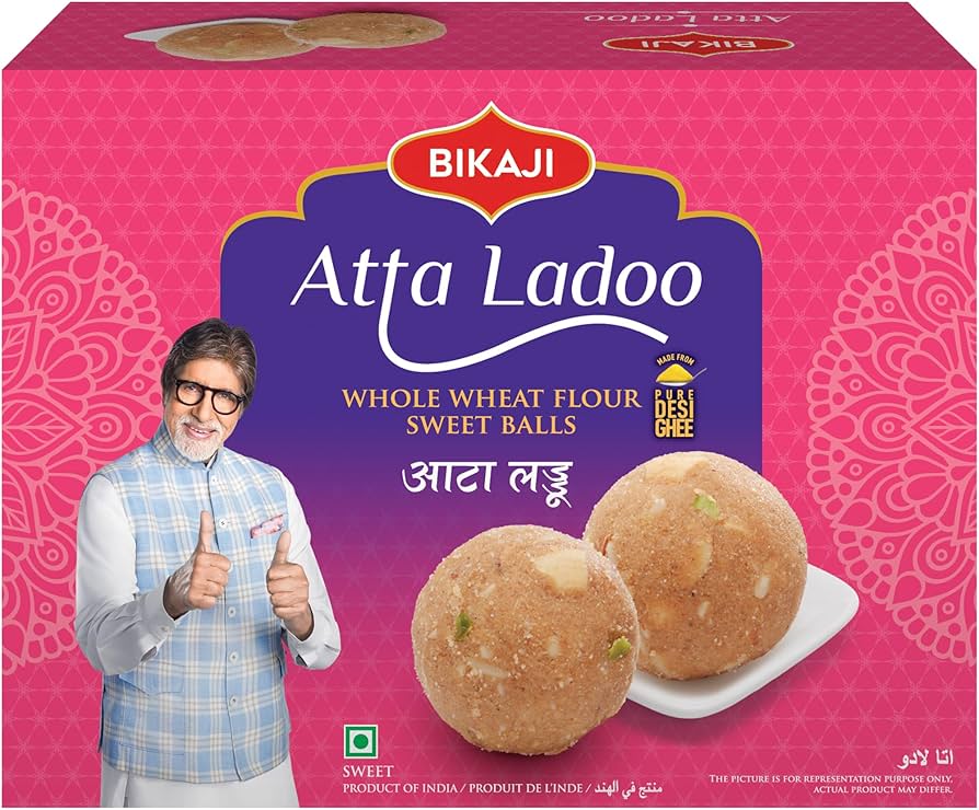 Bikaji Atta Ladoo (400g, 14.11oz)