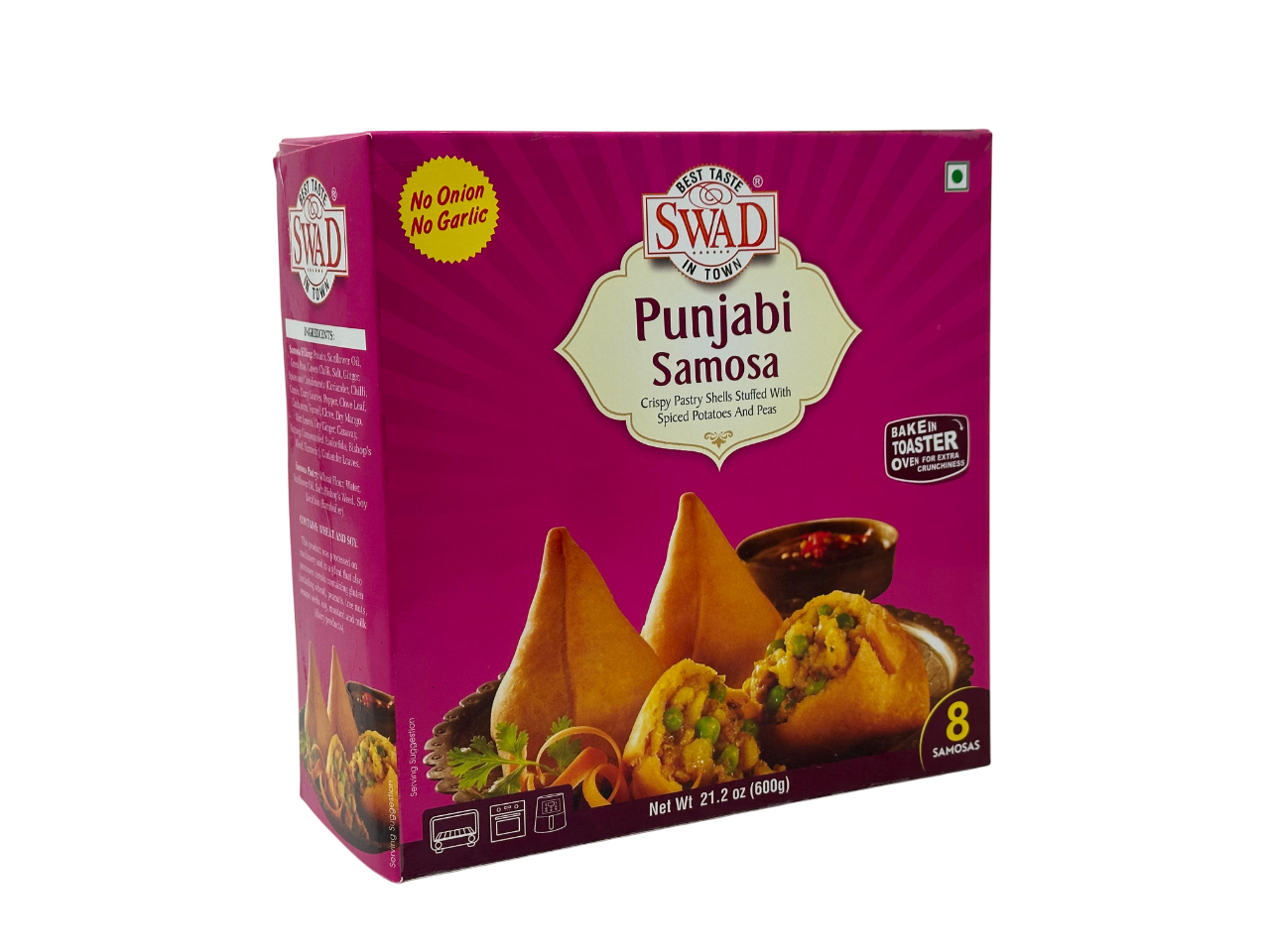 Swad Punjabi Samosa  8 pcs (600g  21.2Oz)