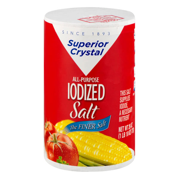 Superior Crystal Iodized Salt (737g  26Oz)