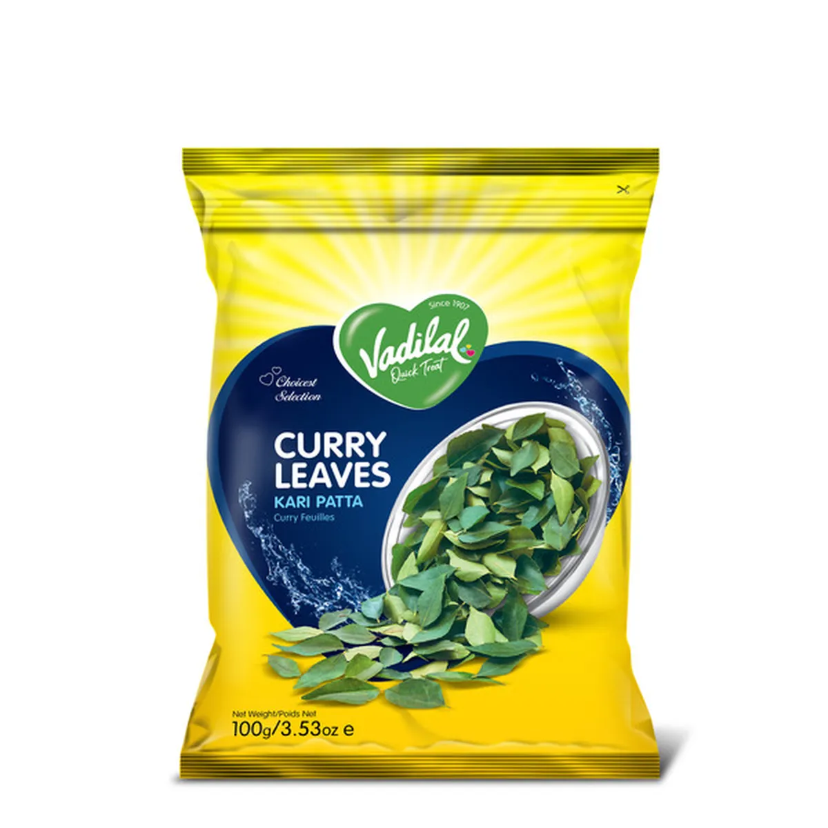 Vadilal Curry Leaves (100g  3.53oz)