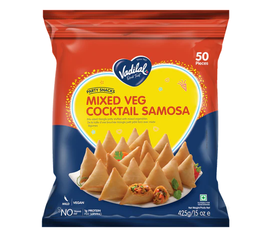 Vadilal Mixed Veg Cocktail Samosa (425g 15oz)